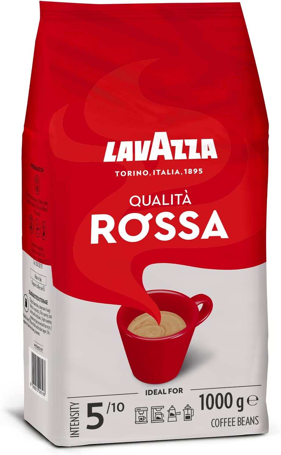 Lavazza Qualità Rossa koffiebonen, een van de lekkerste koffiebonen