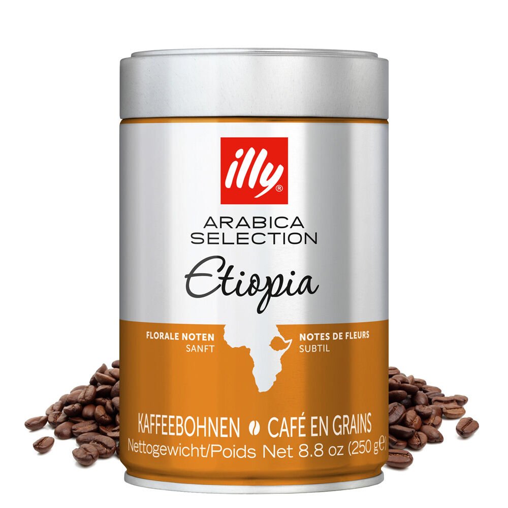 Illy Ethiopia koffiebonen, een van de lekkerste koffiebonen