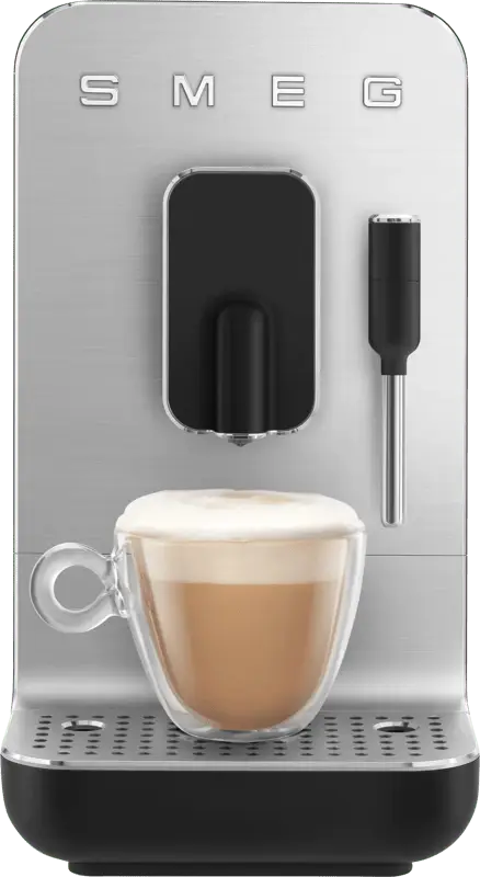 SMEG espressomachine BCC12BLMEU zwart, volautomatisch met ingebouwde bonenmaler