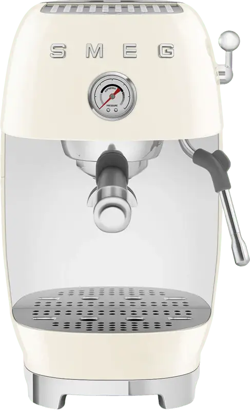 SMEG espressomachine ECF03CREU crème met Cold Brew