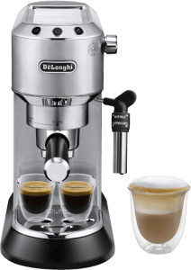 De'Longhi EC685.M Dedica Zilver slanke pistonmachine (espressomachine)
