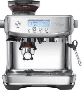 Sage the Barista Pro Stainless Steel pistonmachine met ingebouwde bonenmaler